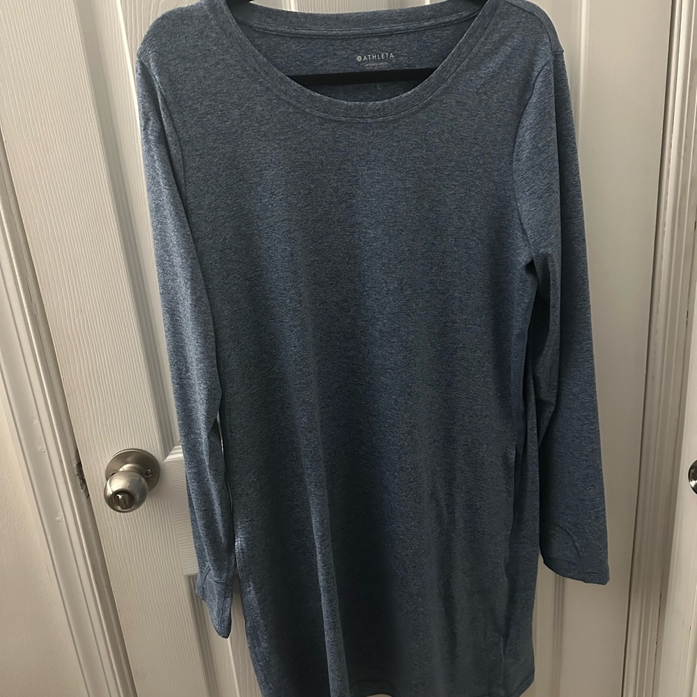 Athleta Blue Dress